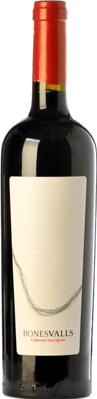 14,95 € Free Shipping | Red wine Can Tutusaus Bonesvalls Aged D.O. Penedès Catalonia Spain Cabernet Sauvignon Bottle 75 cl