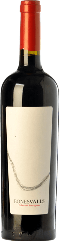 15,95 € Free Shipping | Red Wine Can Tutusaus Bonesvalls Crianza — Aged D.O. Penedès Catalonia Spain Cabernet Sauvignon Eco — Organic Bottle 75 cl