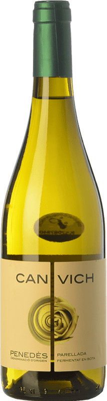 11,95 € Free Shipping | White Wine Can Vich Fermentat en Bóta Crianza — Aged D.O. Penedès Catalonia Spain Parellada Bottle 75 cl