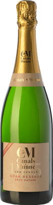 15,95 € 送料無料 | 白スパークリングワイン Canals & Munné ADN ブルットの自然 グランド・リザーブ D.O. Cava カタロニア スペイン Macabeo, Chardonnay, Parellada ボトル 75 cl