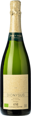 14,95 € 免费送货 | 白起泡酒 Canals & Munné Dionysus Eco Brut Nature 预订 D.O. Cava 加泰罗尼亚 西班牙 Macabeo, Xarel·lo, Chardonnay 瓶子 75 cl