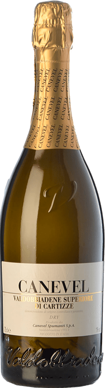 26,95 € Envío gratis | Espumoso Blanco Canevel Cartizze Superiore — Superior D.O.C.G. Prosecco di Conegliano-Valdobbiadene Treviso Italia Glera Botella 75 cl
