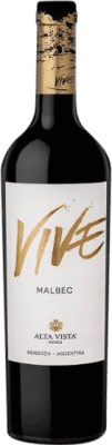 10,95 € Kostenloser Versand | Rotwein Altavista Vive I.G. Mendoza Mendoza Argentinien Malbec Flasche 75 cl