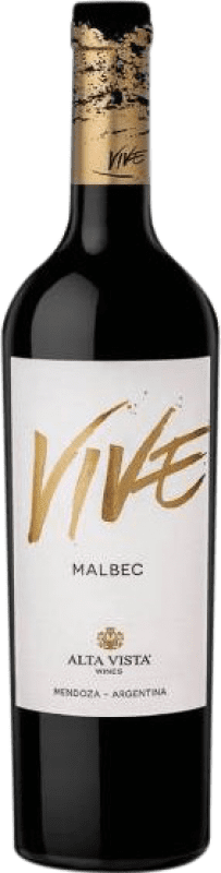 10,95 € Envío gratis | Vino tinto Altavista Vive I.G. Mendoza Mendoza Argentina Malbec Botella 75 cl