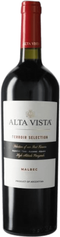 26,95 € 免费送货 | 红酒 Altavista Terroir Selection I.G. Mendoza 门多萨 阿根廷 Malbec 瓶子 75 cl