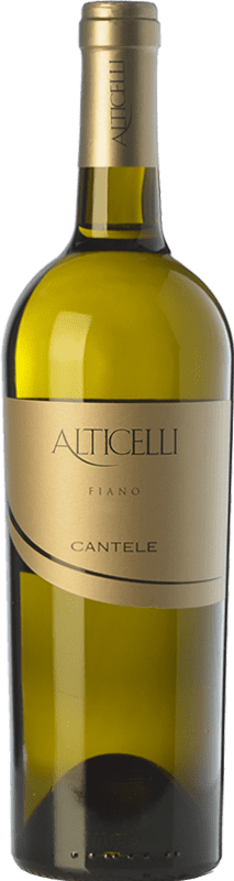 10,95 € Spedizione Gratuita | Vino bianco Cantele Alticelli I.G.T. Salento Campania Italia Fiano Bottiglia 75 cl