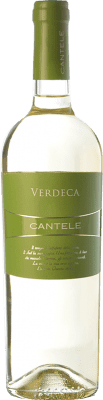7,95 € Бесплатная доставка | Белое вино Cantele I.G.T. Puglia Апулия Италия Verdeca бутылка 75 cl