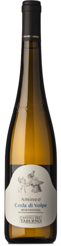 12,95 € Spedizione Gratuita | Vino bianco Cantina del Taburno Amineo D.O.C. Taburno Campania Italia Coda di Volpe Bottiglia 75 cl