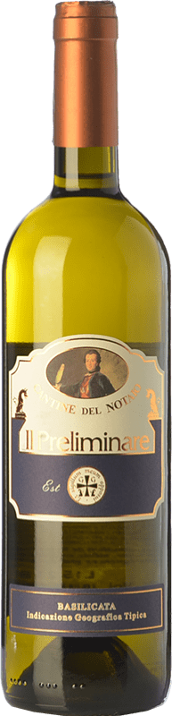 12,95 € Envoi gratuit | Vin blanc Cantine del Notaio Il Preliminare I.G.T. Basilicata Basilicate Italie Malvasía, Aglianico, Chardonnay, Muscat Blanc Bouteille 75 cl