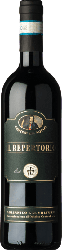 18,95 € Free Shipping | Red wine Cantine del Notaio Il Repertorio D.O.C. Aglianico del Vulture Basilicata Italy Aglianico Bottle 75 cl