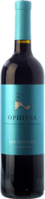 25,95 € Free Shipping | Red wine Cap de Barbaria Ophiusa Young I.G.P. Vi de la Terra de Formentera Balearic Islands Spain Merlot, Cabernet Sauvignon, Monastrell, Fogoneu Bottle 75 cl