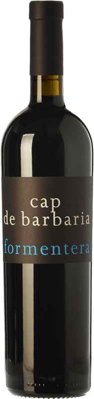 29,95 € Free Shipping | Red wine Cap de Barbaria Aged I.G.P. Vi de la Terra de Formentera Balearic Islands Spain Merlot, Cabernet Sauvignon, Monastrell, Fogoneu Bottle 75 cl