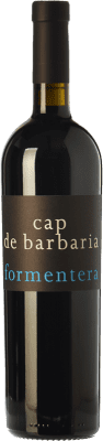 42,95 € 免费送货 | 红酒 Cap de Barbaria 岁 I.G.P. Vi de la Terra de Formentera 巴利阿里群岛 西班牙 Merlot, Cabernet Sauvignon, Monastrell, Fogoneu 瓶子 Magnum 1,5 L
