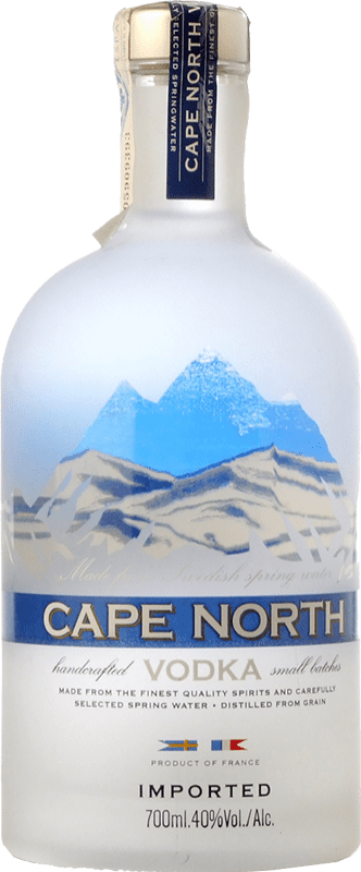 33,95 € Бесплатная доставка | Водка Cape North Швеция бутылка 75 cl