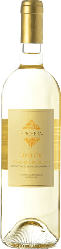 19,95 € Envío gratis | Vino blanco Capichera Lintòri D.O.C. Vermentino di Sardegna Sardegna Italia Vermentino Botella 75 cl