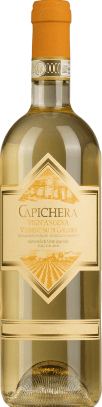 45,95 € Envoi gratuit | Vin Blanc Capichera Vign'Angena D.O.C.G. Vermentino di Gallura Sardaigne Italie Vermentino Bouteille 75 cl