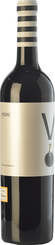 10,95 € Free Shipping | Red wine Carchelo Vedre Aged D.O. Jumilla Castilla la Mancha Spain Tempranillo, Syrah, Monastrell Bottle 75 cl
