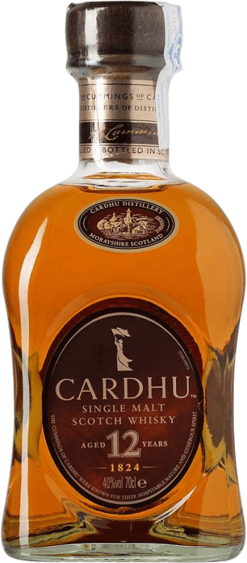 53,95 € Free Shipping | Whisky Single Malt Cardhu Speyside United Kingdom 12 Years Bottle 70 cl