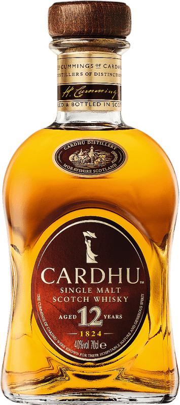 52,95 € Envoi gratuit | Single Malt Whisky Cardhu Speyside Royaume-Uni 12 Ans Bouteille 70 cl