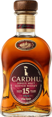 94,95 € Kostenloser Versand | Whiskey Single Malt Cardhu Speyseite Großbritannien 15 Jahre Flasche 70 cl