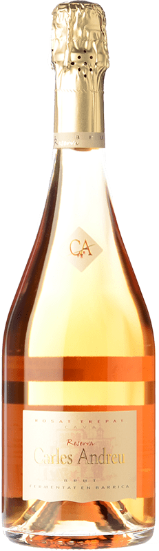 21,95 € Envoi gratuit | Vin Mousseux Rosé Carles Andreu Brut Barrique, Réserve D.O. Cava Catalogne Espagne Trepat Bouteille 75 cl