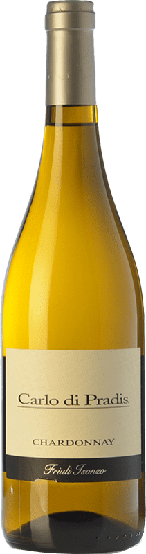 15,95 € Envio grátis | Vinho branco Carlo di Pradis D.O.C. Friuli Isonzo Friuli-Venezia Giulia Itália Chardonnay Garrafa 75 cl