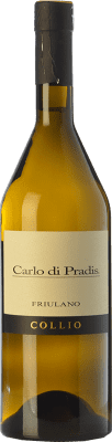 15,95 € Free Shipping | White wine Carlo di Pradis D.O.C. Collio Goriziano-Collio Friuli-Venezia Giulia Italy Friulano Bottle 75 cl