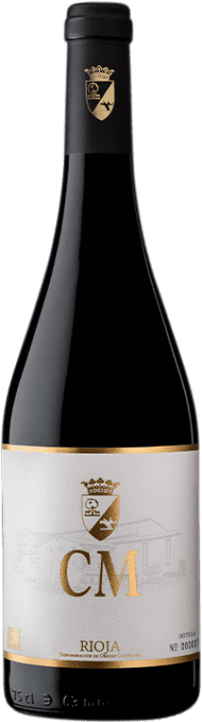 24,95 € Envio grátis | Vinho tinto Carlos Moro CM Crianza D.O.Ca. Rioja La Rioja Espanha Tempranillo Garrafa 75 cl