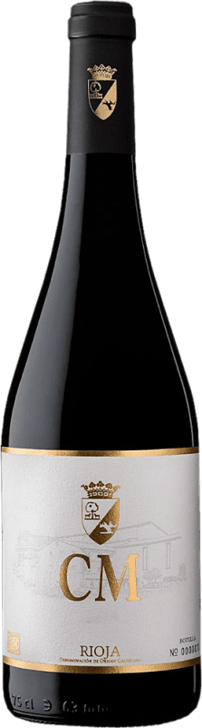 24,95 € Kostenloser Versand | Rotwein Carlos Moro CM Alterung D.O.Ca. Rioja La Rioja Spanien Tempranillo Flasche 75 cl