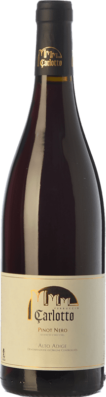 38,95 € Kostenloser Versand | Rotwein Carlotto Pinot Nero D.O.C. Alto Adige Trentino-Südtirol Italien Spätburgunder Flasche 75 cl