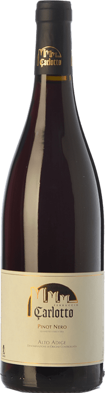36,95 € Spedizione Gratuita | Vino rosso Carlotto Pinot Nero D.O.C. Alto Adige Trentino-Alto Adige Italia Pinot Nero Bottiglia 75 cl