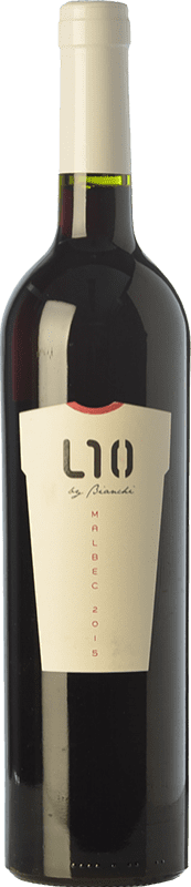 14,95 € 免费送货 | 红酒 Casa Bianchi L10 年轻的 I.G. Mendoza 门多萨 阿根廷 Malbec 瓶子 75 cl