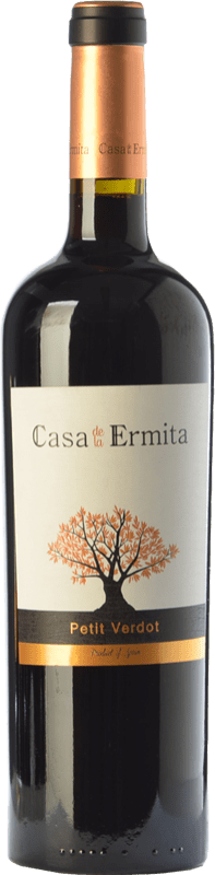 32,95 € Spedizione Gratuita | Vino Rosso Casa de la Ermita Crianza — Invecchiato in Botte D.O. Jumilla Castilla-La Mancha Spagna Petit Verdot Bottiglia 75 cl