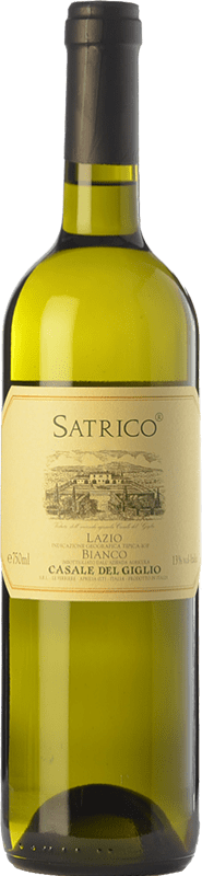 10,95 € Envio grátis | Vinho branco Casale del Giglio Satrico I.G.T. Lazio Lácio Itália Trebbiano, Chardonnay, Sauvignon Branca Garrafa 75 cl