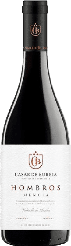 18,95 € Kostenloser Versand | Rotwein Casar de Burbia Hombros Crianza — Kurze Fassreifung D.O. Bierzo Kastilien und León Spanien Mencía Flasche 75 cl