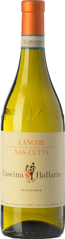 14,95 € Free Shipping | White wine Cascina Ballarin D.O.C. Langhe Piemonte Italy Nascetta Bottle 75 cl