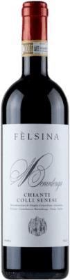 14,95 € Envío gratis | Vino tinto Fèlsina Berardenga Colli Senesi D.O.C.G. Chianti Toscana Italia Sangiovese Botella 75 cl