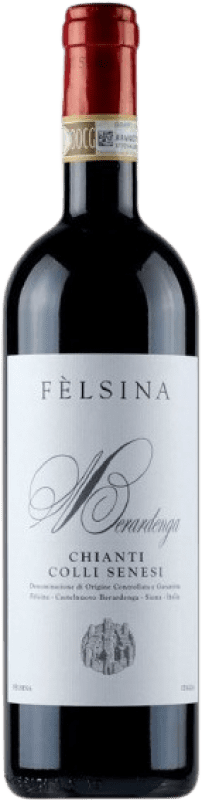 14,95 € Envío gratis | Vino Tinto Fèlsina Berardenga Colli Senesi D.O.C.G. Chianti Toscana Italia Sangiovese 75 cl