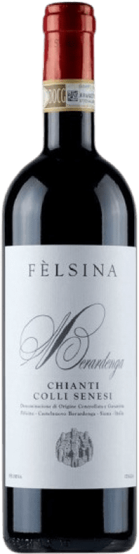 14,95 € Envío gratis | Vino tinto Fèlsina Berardenga Colli Senesi D.O.C.G. Chianti Toscana Italia Sangiovese Botella 75 cl