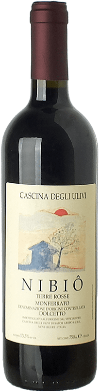 19,95 € Envio grátis | Vinho tinto Cascina degli Ulivi Nibiô D.O.C. Monferrato Piemonte Itália Dolcetto Garrafa 75 cl