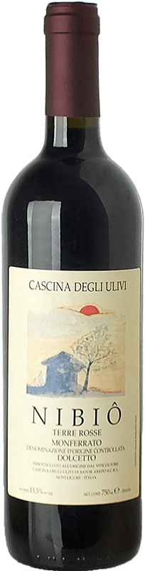 21,95 € Spedizione Gratuita | Vino rosso Cascina degli Ulivi Nibiô D.O.C. Monferrato Piemonte Italia Dolcetto Biologico Bottiglia 75 cl