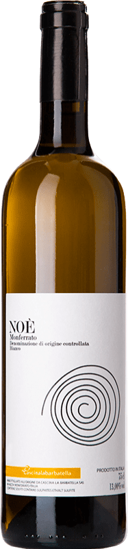 18,95 € Бесплатная доставка | Белое вино La Barbatella Noè D.O.C. Monferrato Пьемонте Италия Cortese, Sauvignon бутылка 75 cl