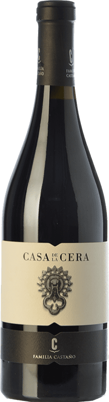 48,95 € Free Shipping | Red wine Castaño Casa de la Cera Reserve D.O. Yecla Region of Murcia Spain Merlot, Syrah, Cabernet Sauvignon, Monastrell, Grenache Tintorera Bottle 75 cl