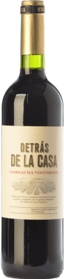 18,95 € Envío gratis | Vino tinto Uvas Felices Detrás de la Casa Crianza D.O. Yecla Región de Murcia España Garnacha Tintorera Botella 75 cl