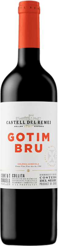 13,95 € Kostenloser Versand | Rotwein Castell del Remei Gotim Bru Jung D.O. Costers del Segre Katalonien Spanien Tempranillo, Merlot, Syrah, Grenache, Cabernet Sauvignon Flasche 75 cl