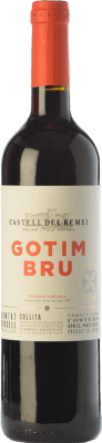 28,95 € Бесплатная доставка | Красное вино Castell del Remei Gotim Bru Молодой D.O. Costers del Segre Каталония Испания Tempranillo, Merlot, Syrah, Grenache, Cabernet Sauvignon бутылка Магнум 1,5 L