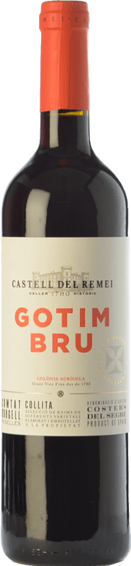 27,95 € Free Shipping | Red wine Castell del Remei Gotim Bru Young D.O. Costers del Segre Catalonia Spain Tempranillo, Merlot, Syrah, Grenache, Cabernet Sauvignon Magnum Bottle 1,5 L