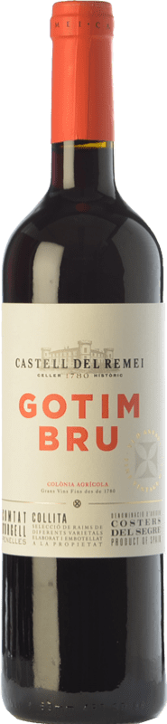 29,95 € Free Shipping | Red Wine Castell del Remei Gotim Bru Young D.O. Costers del Segre Catalonia Spain Tempranillo, Merlot, Syrah — Shiraz, Garnacha — Grenache, Cabernet Sauvignon Magnum Bottle 1,5 L