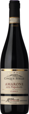 49,95 € Free Shipping | Red wine Castellani Cinque Stelle D.O.C.G. Amarone della Valpolicella Veneto Italy Corvina, Rondinella, Corvinone, Molinara Bottle 75 cl