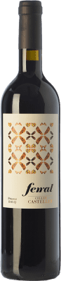 13,95 € Free Shipping | Red wine Castellet Ferral Aged D.O.Ca. Priorat Catalonia Spain Merlot, Syrah, Grenache, Cabernet Sauvignon, Grenache Hairy Bottle 75 cl